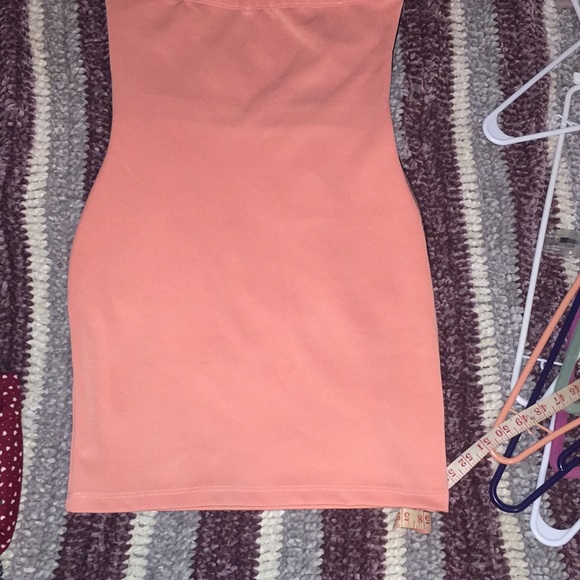 Mini strapless dress - Picture 4 of 5